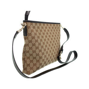 Gucci Flat red Messenger Web Bag green Monogram GG web Brown